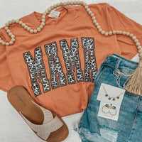 MAMA leopard tee