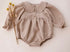 Khaki ruffle bubble