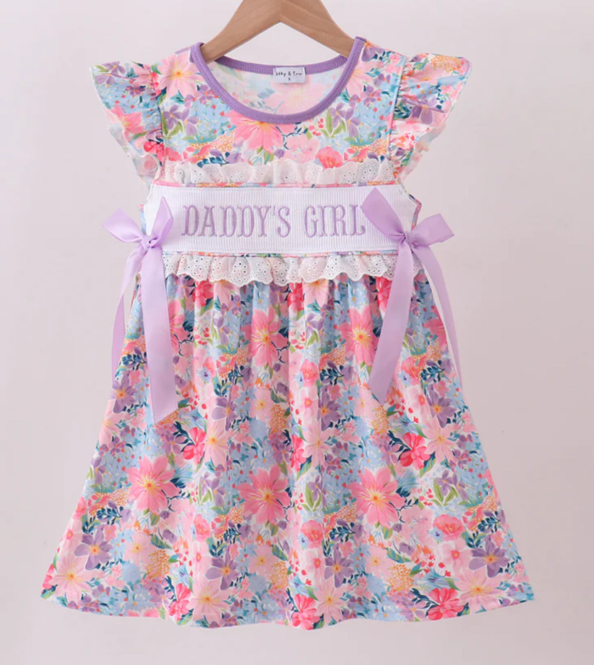 Daddy’s girl smocked dress