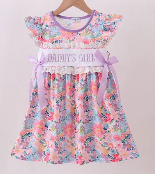Daddy’s girl smocked dress