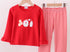 Santa milk & cookies girls set