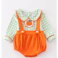 Pumpkin plaid bubble set
