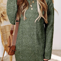 Olive women’s sweater dress