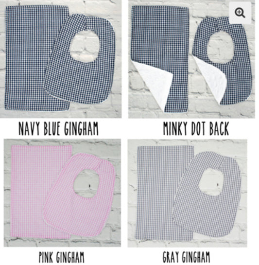 Bib & Burp Cloth Set - embroider me!