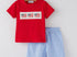 Smocked flag boys set