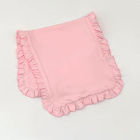 Ruffle burp cloth