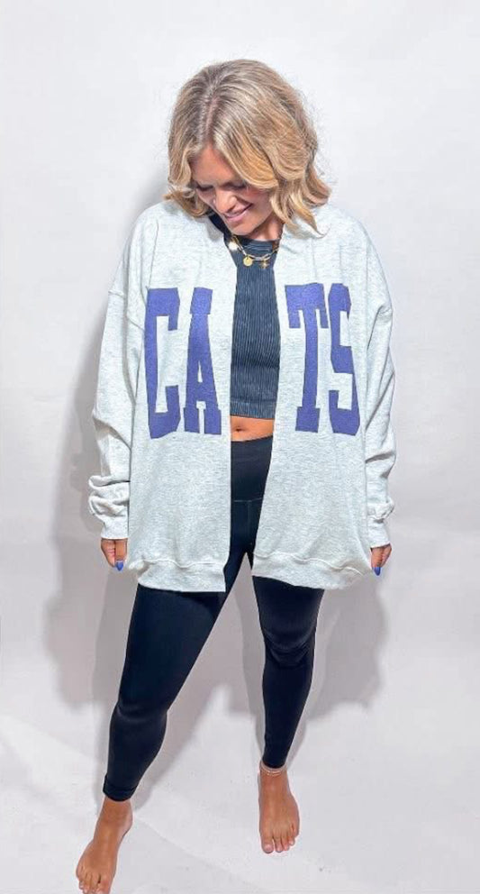 CATS - M cardigan sweatshirt