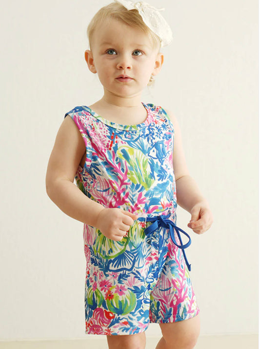 Blue under the sea jumpsuit