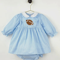 Football appliqué dress