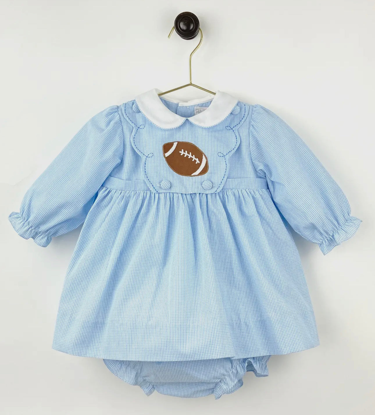Football appliqué dress