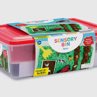 Farm sensory activity bin