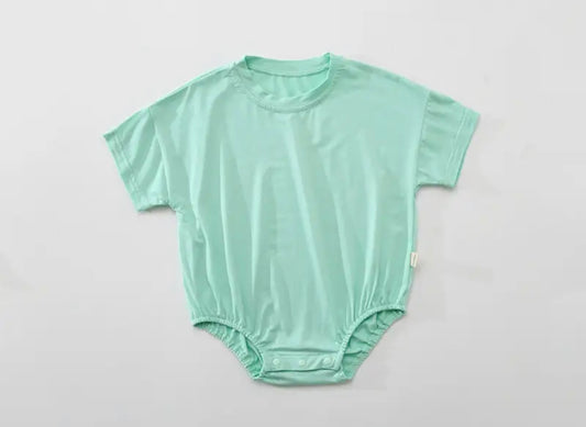 Bamboo T-shirt bubble - green