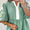 Green babydoll blouse
