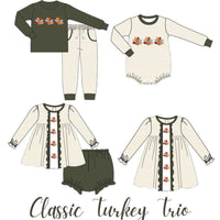 French knot turkey dress