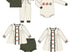 French knot turkey dress