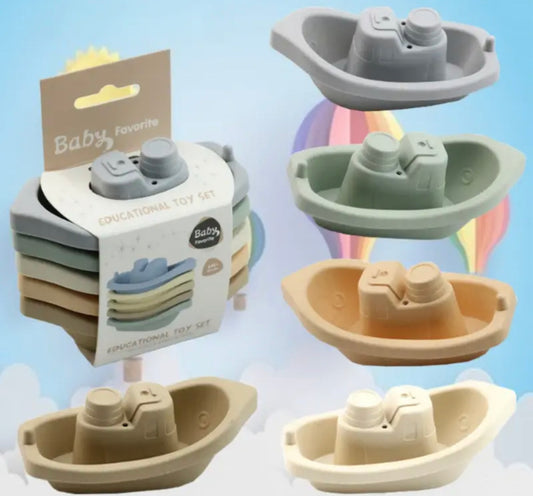 Stacking boats toy