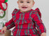 Rufflebutts girls plaid romper