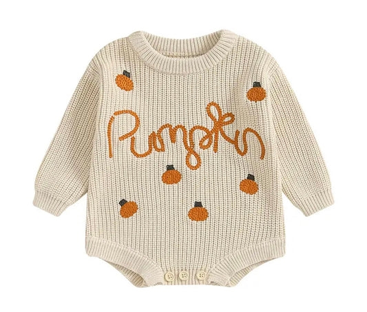 Pumpkin romper 3/6M