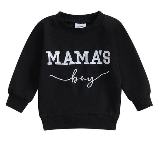 Mama’s boy black pullover