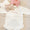 Ruffle knit romper white - NB