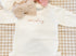 Ruffle knit romper white - NB