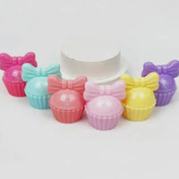 Cupcake lip balm with scents