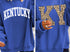 Blue reversible KY sweatshirt