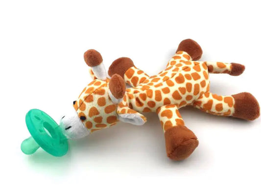 Giraffe pacifier soother