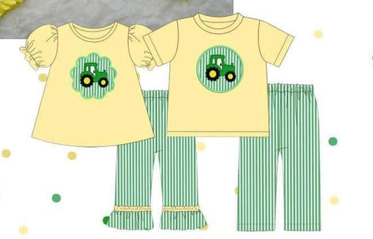 Farm life tractor pant set