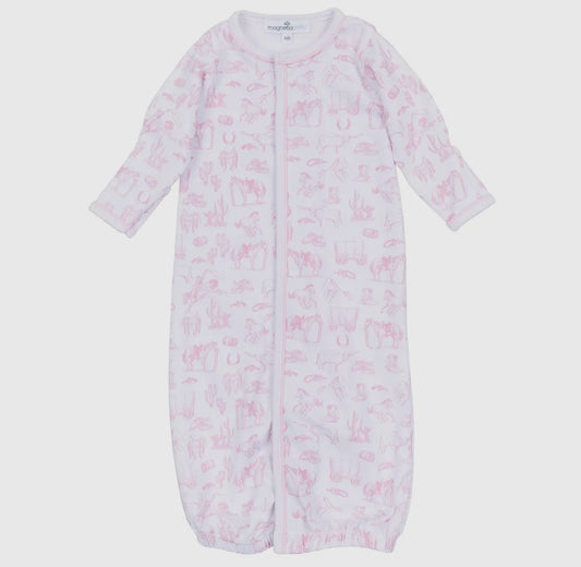 Wild West toile converter - pink