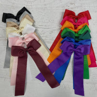 Scallop long tail bows