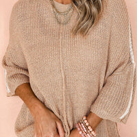 Khaki lightweight sweater
