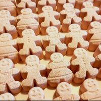 Gingerbread man bath bombs
