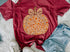 Pumpkin bow tee
