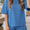Blue/navy short set