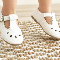 White vintage shoes