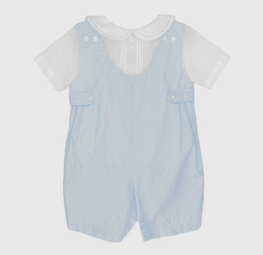 Boys gingham romper