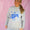 Kentucky appliqué mock neck
