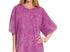 French Terry oversized top-plum