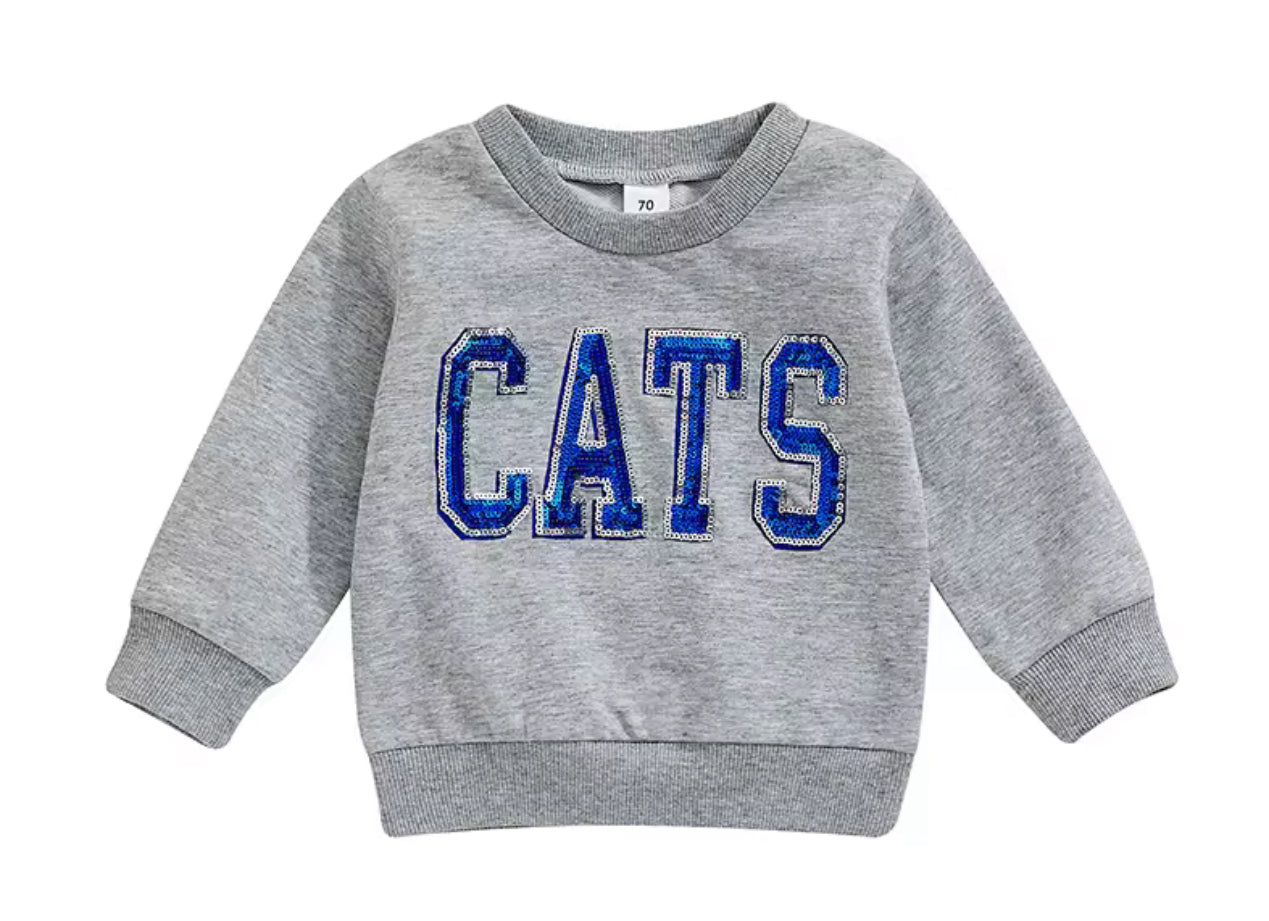 CATS sequin pullover