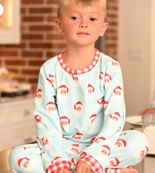 Vintage Santa Buttflap Pajamas