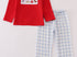 Farm plaid pant set