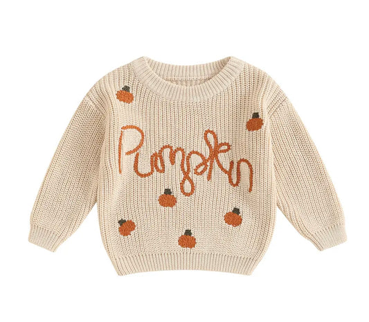 Knit Pumpkin sweater