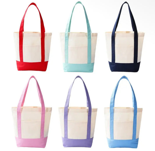 Canvas tote bag- EMBROIDER ME!