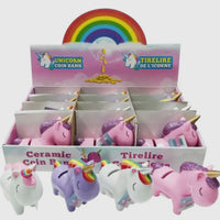 Unicorn Coin Banks 5in