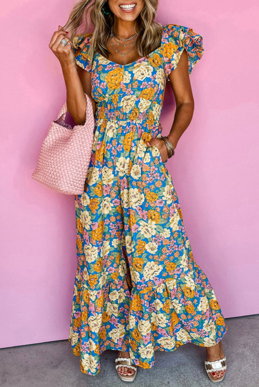 Floral jumpsuit