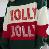 Holly Jolly Sequin sweater