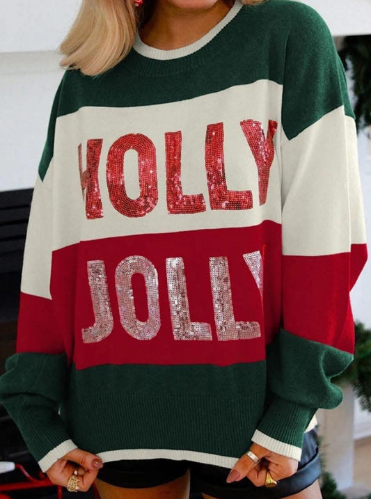 Holly Jolly Sequin sweater