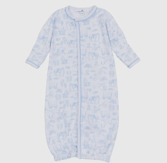 Wild West toile converter - blue