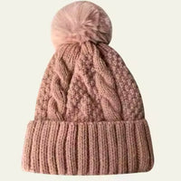 Textured beanie hat